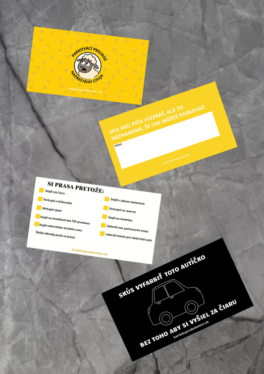 🇸🇰Slovenský Balíček Parkovacích Kariet