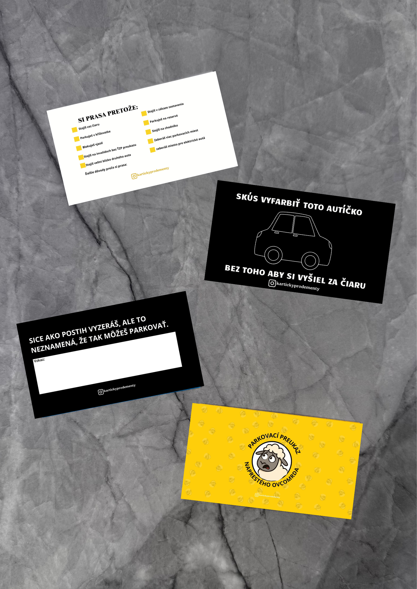 🇸🇰Slovenský Balíček Parkovacích Kariet