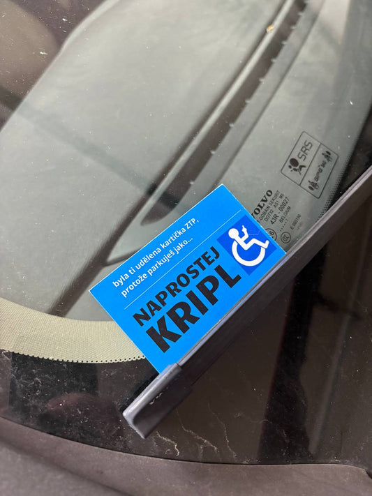 Parkovací preukaz Úplného Kripla