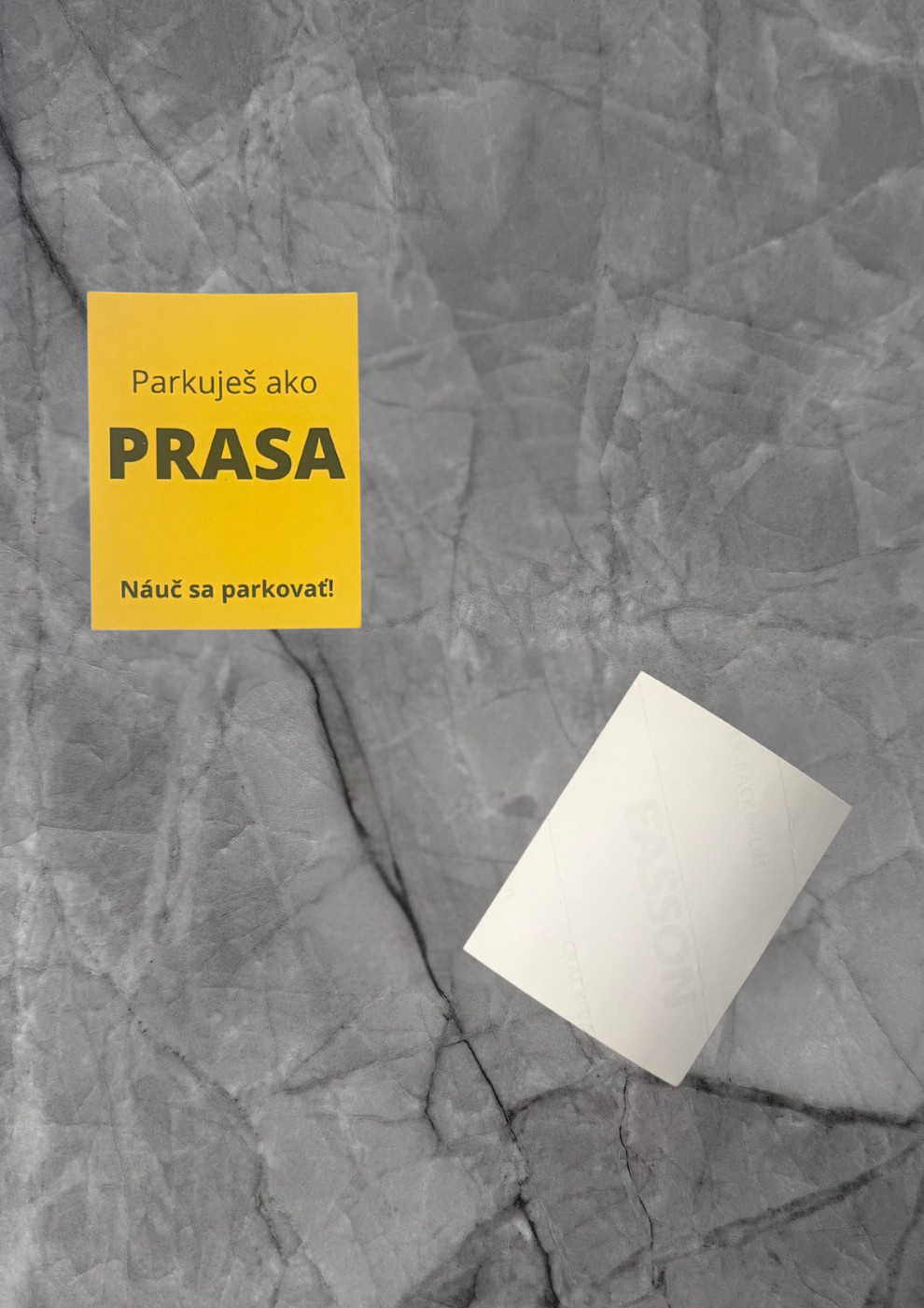 (Předprodej) Samolepka „Parkuješ ako PRASA“