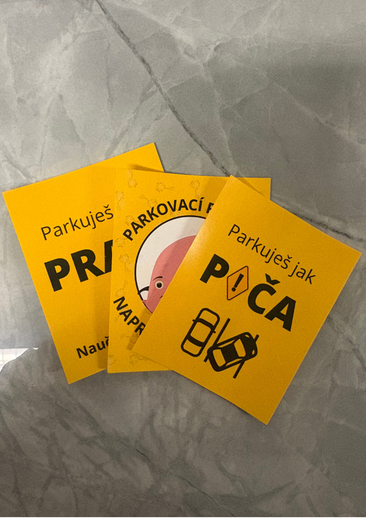 Balíček parkovacích samolepek
