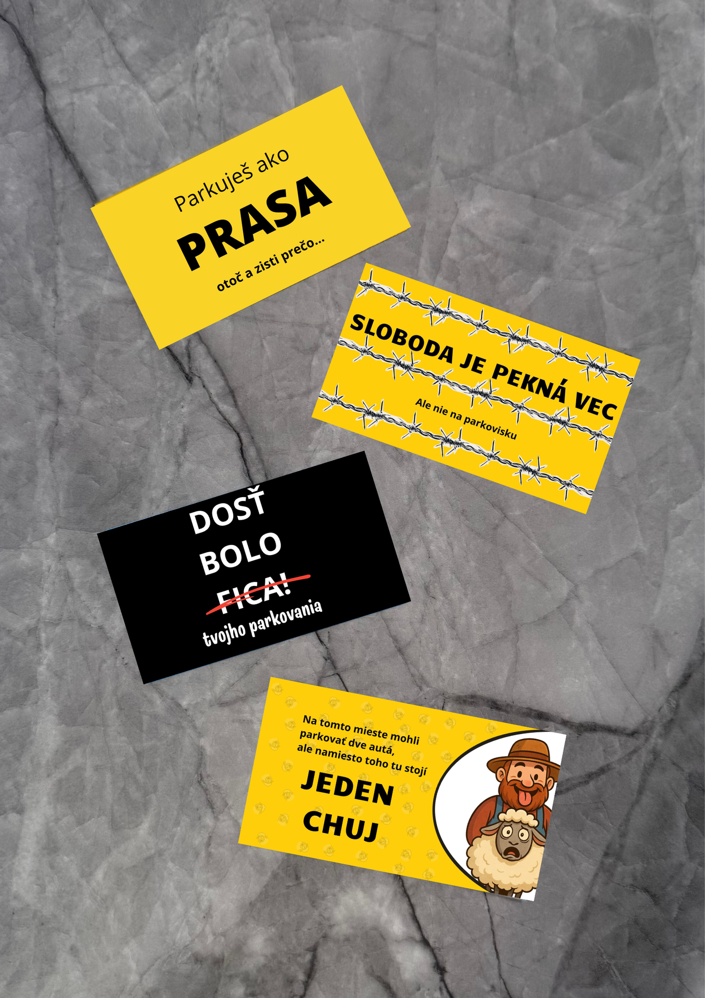 🇸🇰Slovenský Balíček Parkovacích Kariet