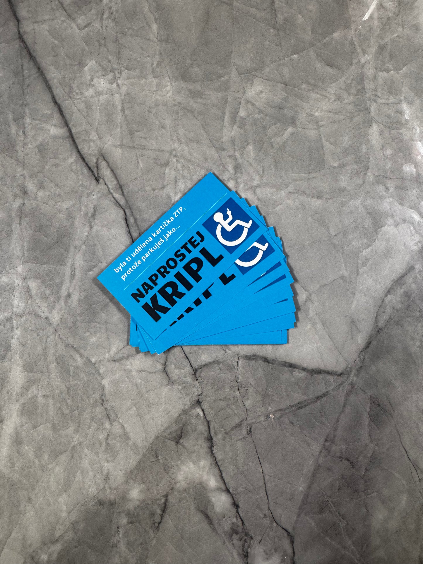 Parkovací průkaz Naprostého Kripla