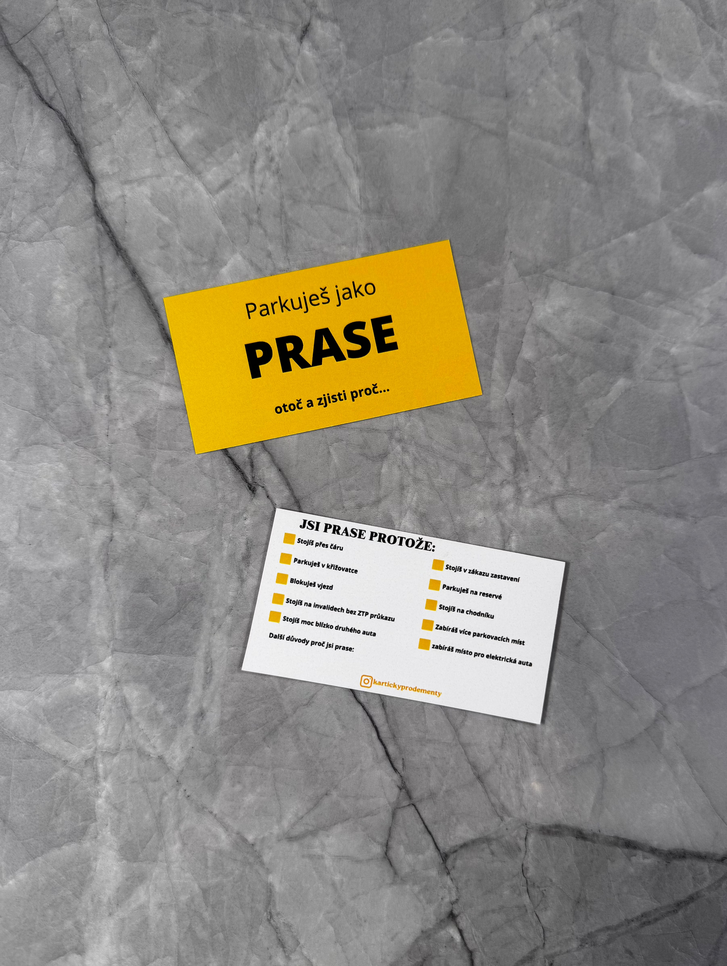 Parkuješ jako PRASE